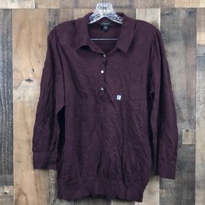 Ann Taylor Purple Sweater Size L